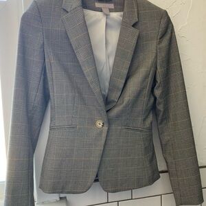 Chic H&M plaid blazer size 0